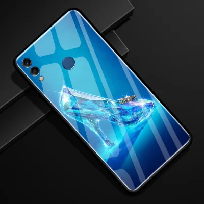 Модный чехол на заднюю панель из закаленного стекла для huawei Honor 8X, защитный чехол s для huawei Honor 8 X, чехол, Honor8X, чехол, fundas - Цвет: A1