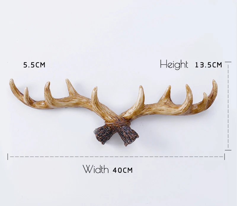 Nordic Стиль смолы в форме рогов оленя настенный декоративный гудок Олень Рог