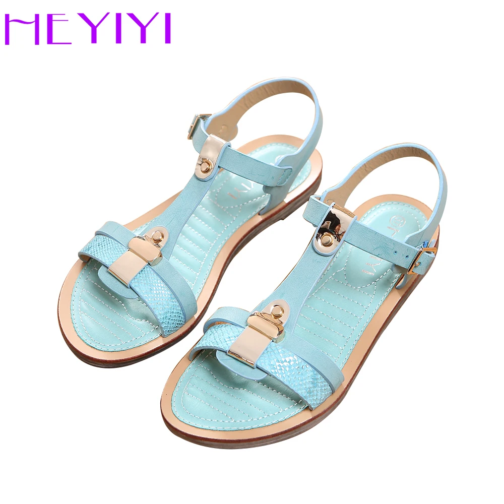 Женские сандалии туфли на плоской подошве женские летние мягкие из