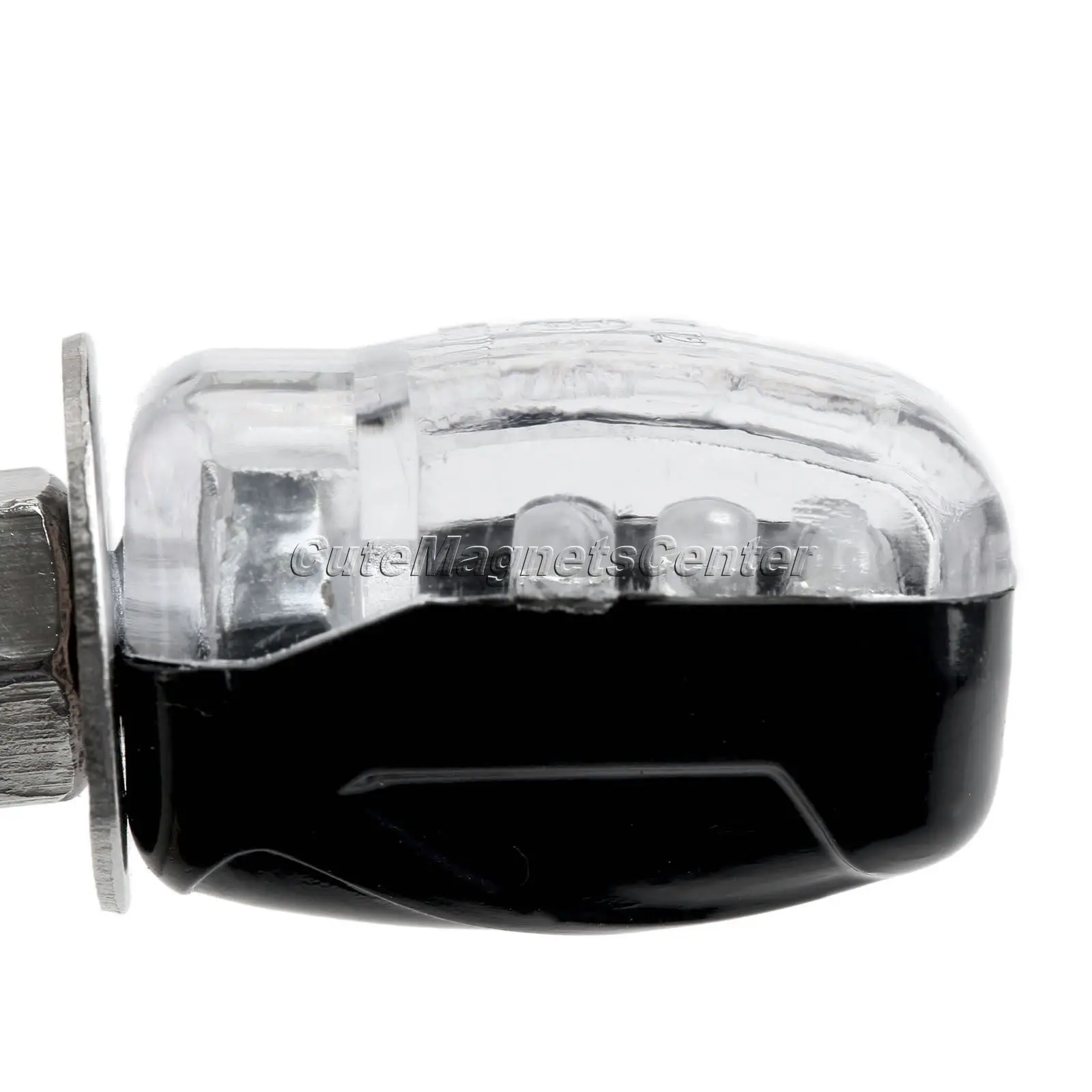 2 шт. светодиодный светильник поворотника для мотоцикла мини янтарный s черный