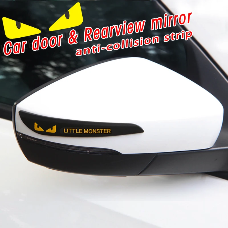 Car door rearview mirror anti-collision strips styling moldings fit for Volkswagen vw Golf 1 2 3 4 5 6 7 mk2 mk3 mk4 mk5 mk6 mk7 |