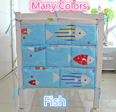 Акция! Мультяшная многофункциональная подвесная сумка для детской кровати 62*52 см