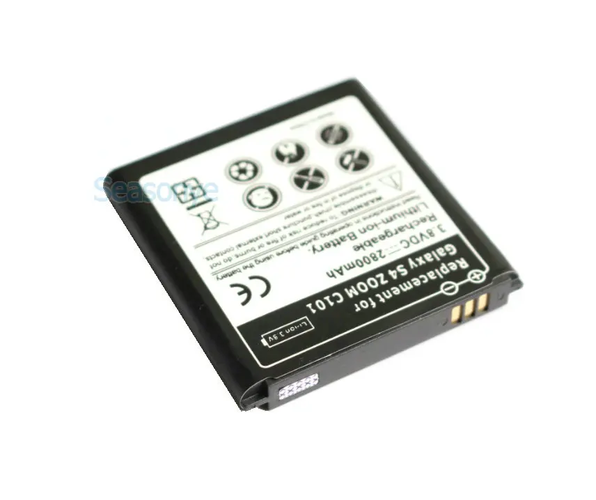 Seasonye 2 шт./лот 2800 мАч B740AC / B740AE B740AK B740AU Сменный аккумулятор для Samsung Galaxy S4 Zoom C101 C1010