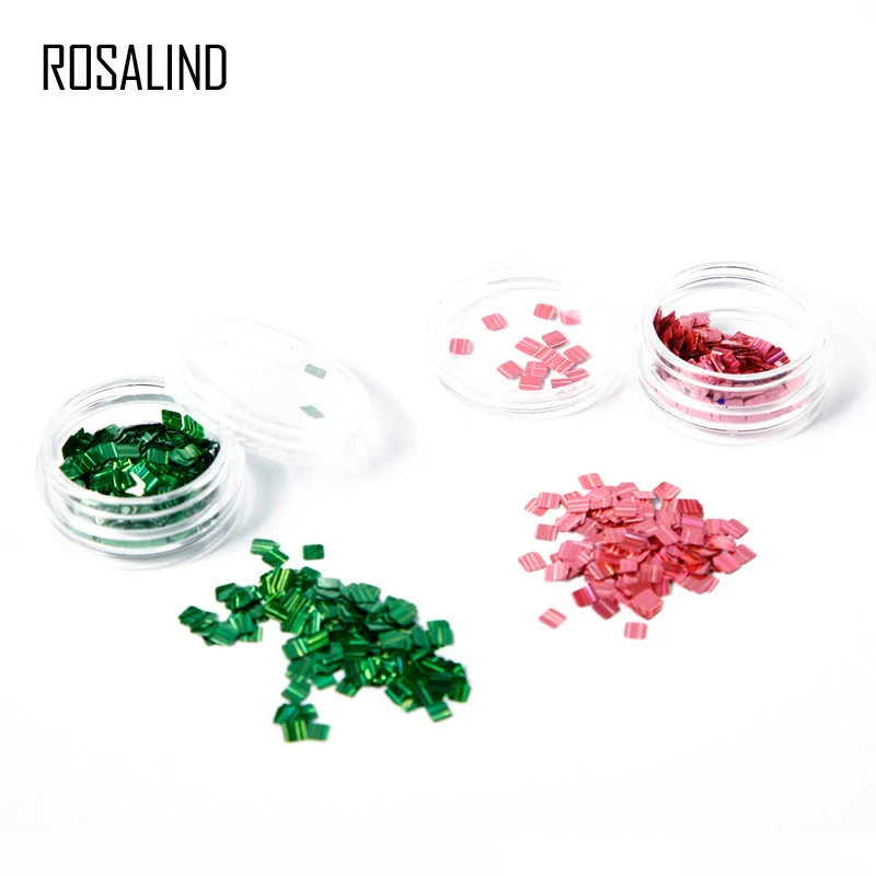 Гвозди для ногтей ROSALIND 3D Стразы дизайна украшения Смешанные аксессуары в