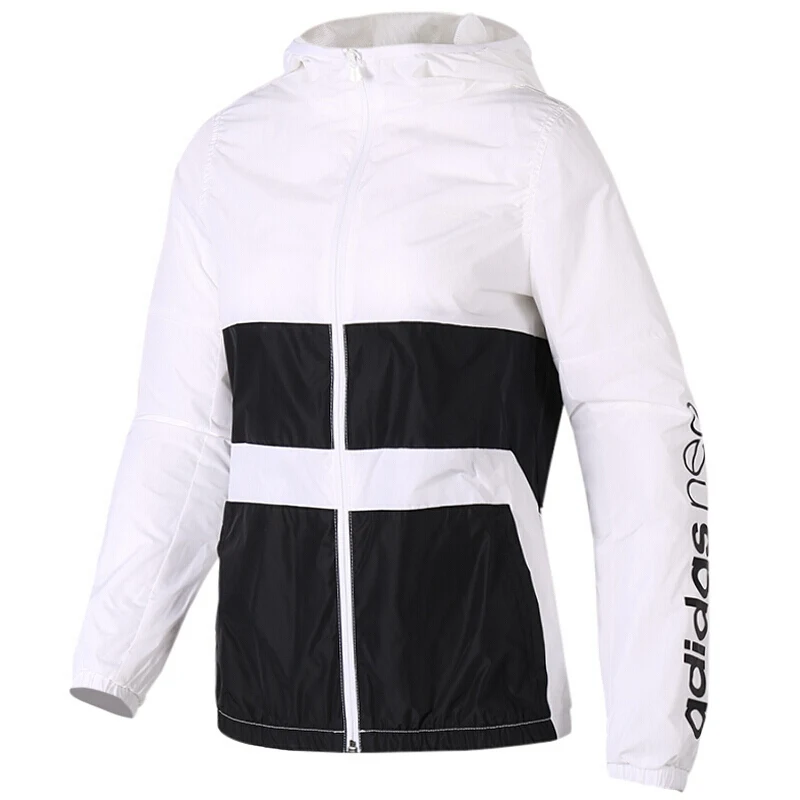 CZ1685 Новое поступление Adidas Neo Label W WB CLR BLCK Женская куртка с капюшоном Спортивная - Цвет: CZ1685