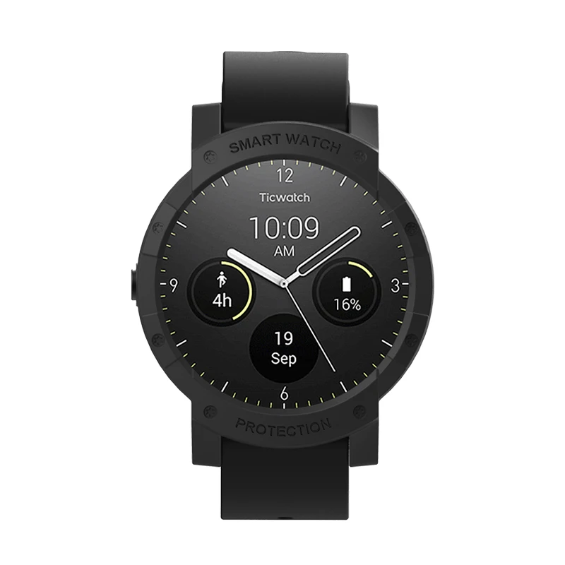 Часовой механизм Защитный чехол для Ticwatch E Smart циферблате протектора крышки Shell для Tic часы E Sport Аксессуары для часов