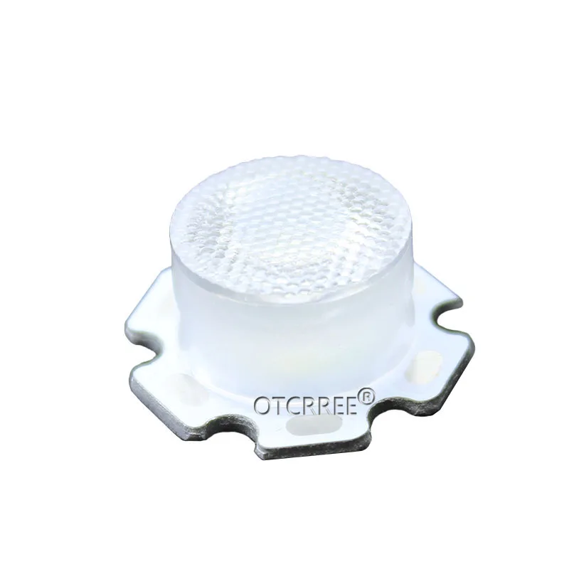 10 100pcs 13.5mm 5050 Cree XML L2 LED Lens 30 60 Degree Optical Grade PMMA Led Holder Plano Reflector Collimator|Линзы| |