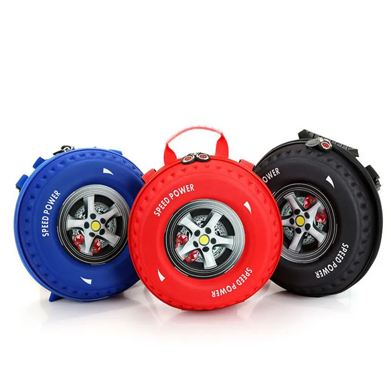 Дизайнерская детская 3D автомобильная шина школьный ранец прекрасный