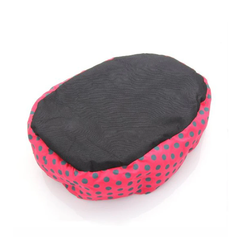 Красный узор в горошек кровать для собаки домашнего питомца мягкий как котенок