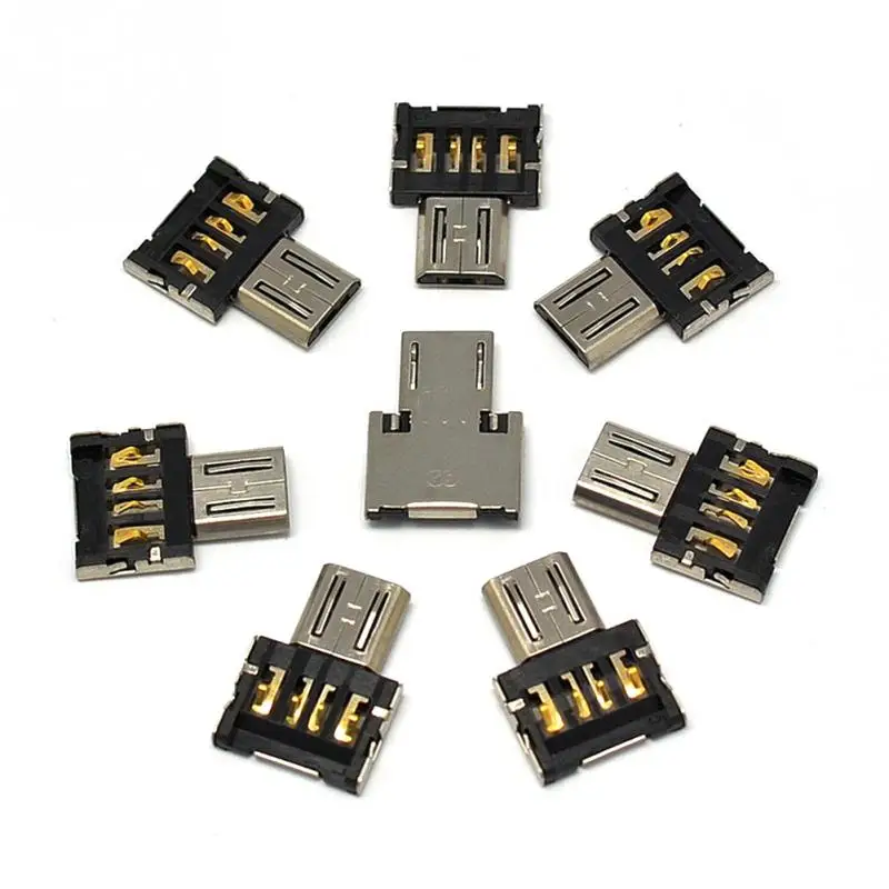 5 шт./лот, протестированный Мини Micro USB к USB разъему OTG USB кабель OTG адаптер для флеш-накопителя для samsung Android Tablet PC
