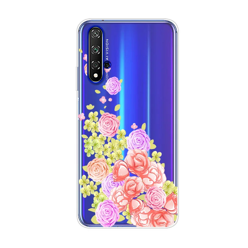 Чехол для Huawei Honor 20S 6 15 дюйма силиконовый чехол с принтом на заднюю панель мягкий