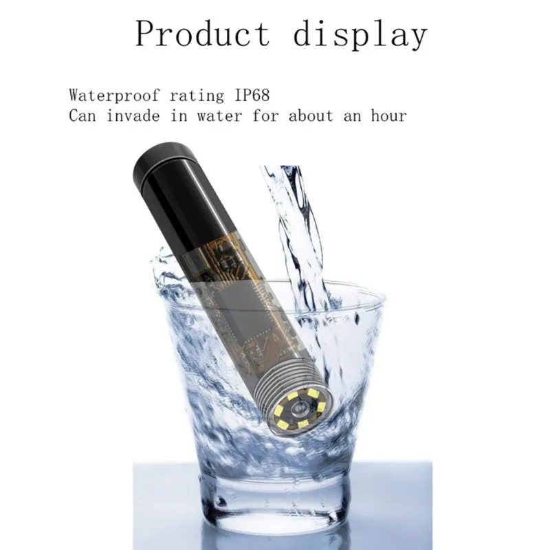 7 мм Android USB эндоскоп Водонепроницаемая камера мобильный телефон для Windows / PC Samsung