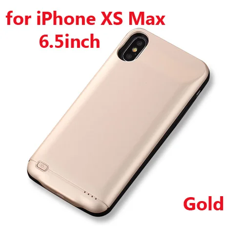 For iPhone XS Max Чехол для зарядного устройства для iPhone 6, 6s, 7, 8 Plus, 3000 мАч/4000 мАч/5000 мАч, зарядное устройство для iPhone X, XR, Xs, Max, чехол для мобильного зарядного устройства, чехол для телефона - Цвет: For iPhone XS Max