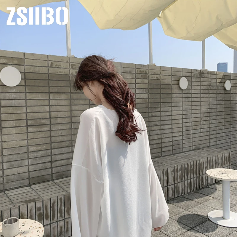 Летняя женская блузка 2019 Пляжное кимоно в Корейском стиле свободная