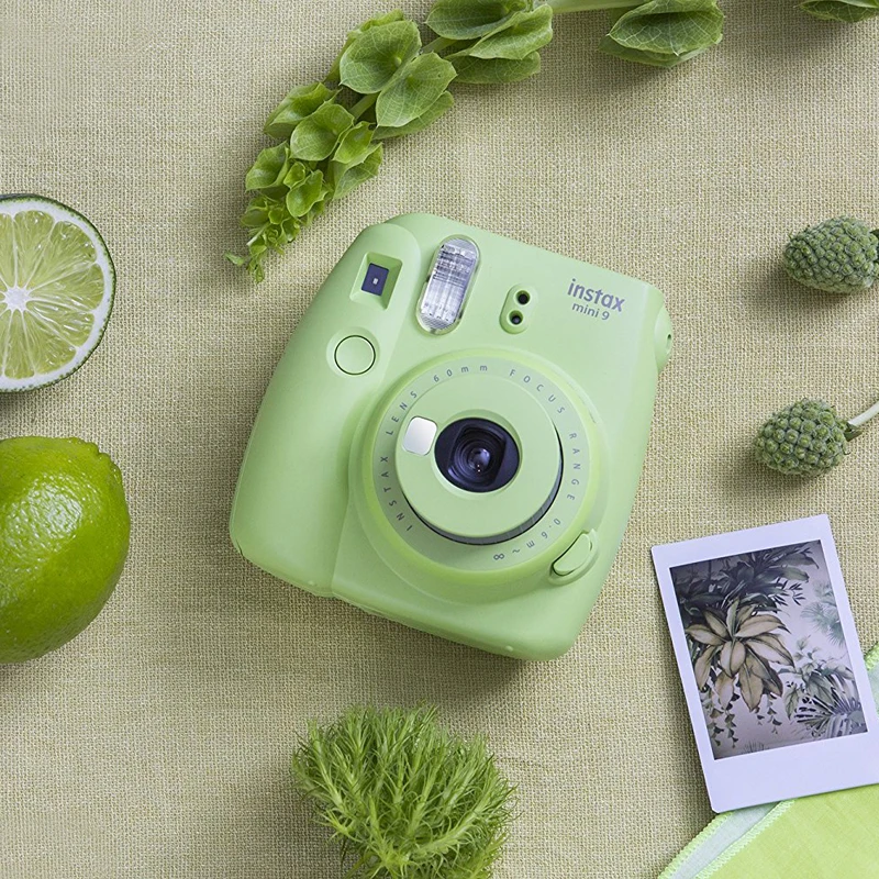 Fujifilm Instax Mini 9 Instant Lime Green Camera + Fuji Plain 80 Film White Edge фото|fujifilm instax mini|instax minifujifilm |