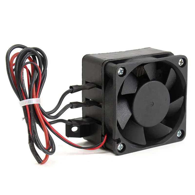 Черный 150W 12V DC PTC тепловентилятор инкубатор постоянной температуры