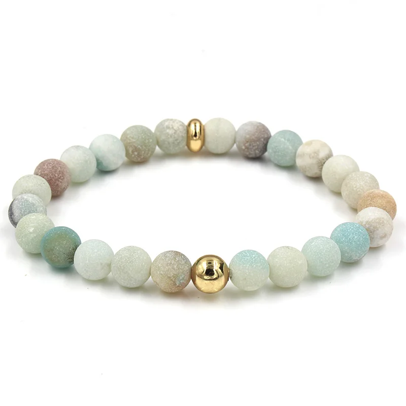 Женские и мужские браслеты с йоргом бусинами из натурального камня Howlite Mala