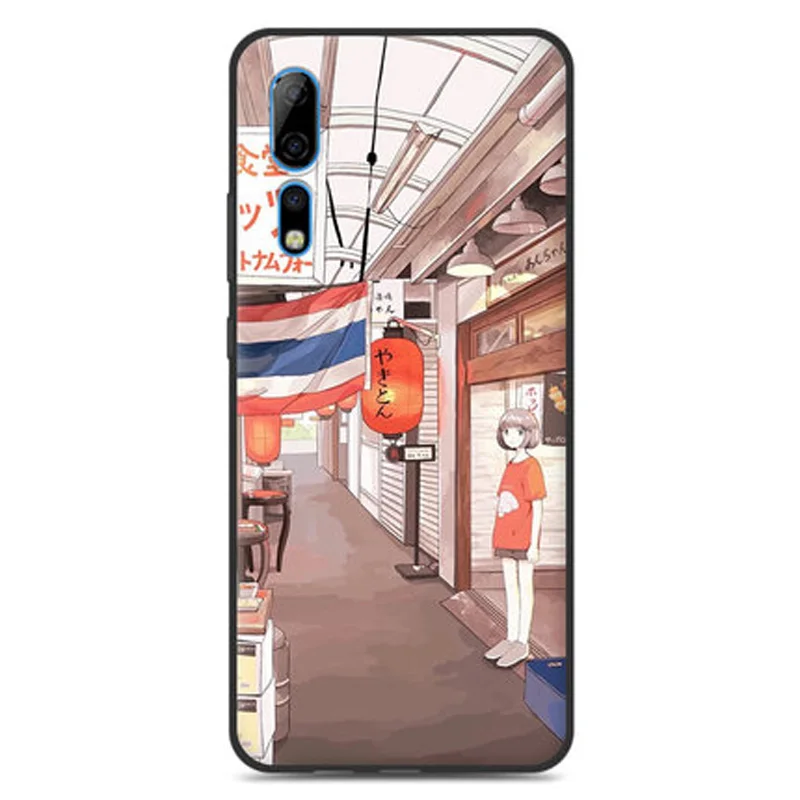 Чехол для zte Axon 10 pro, мягкий силиконовый чехол для телефона с цветком, TPU, защитный чехол для zte Axon10 pro A2020Pro