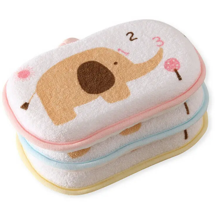 Детские милые щетки для ванны с изображением слона губка удобный продукт