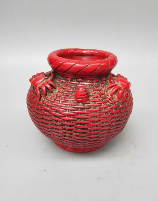 

Китайская старинная статуя краба из смолы