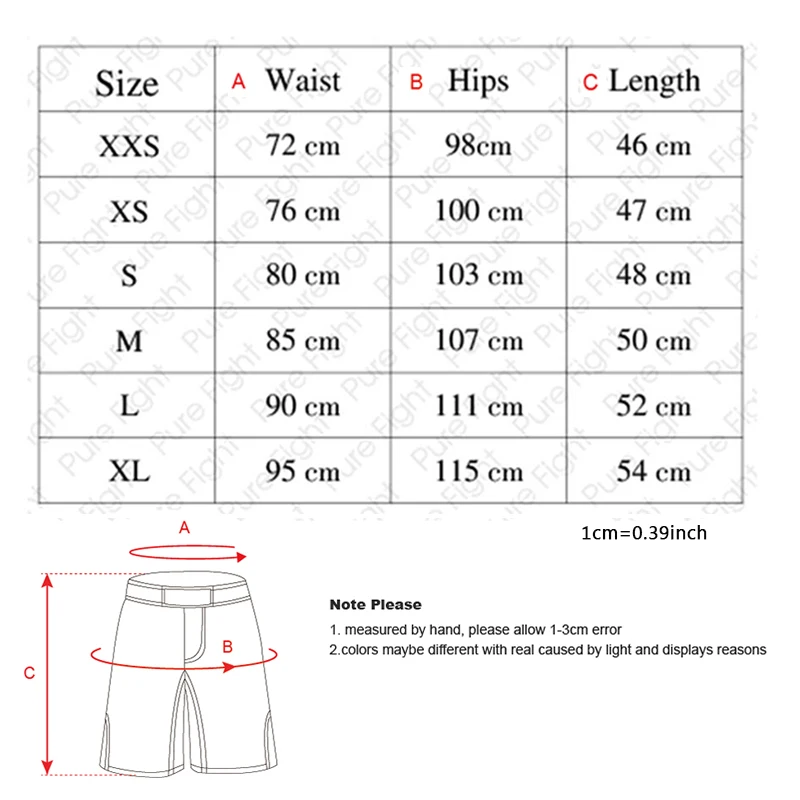 Боксерские тренировочные спортивные трусы шорты MMA свободные для кикбоксинга