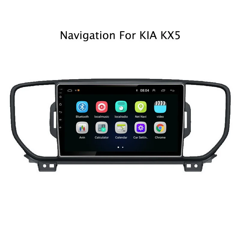 Ectwodvd Android 8 1 автомобильный DVD плеер gps навигации для Kia Sportage 2016 2017 2018 KX5 Авто Радио