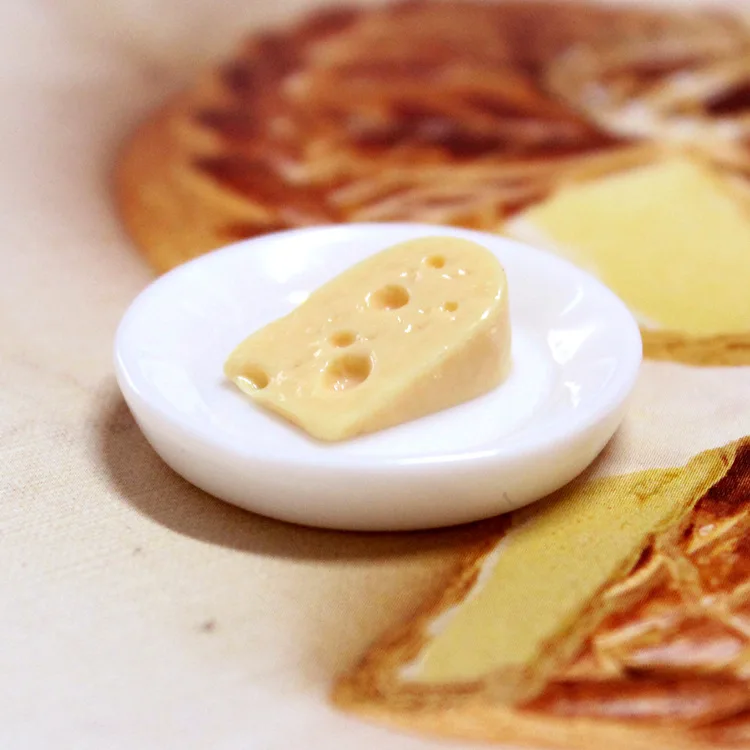 20pcs/lot resin flat back kawaii simulation food Cheese 16mm decor crafts bonsai home DIY | Украшения и аксессуары