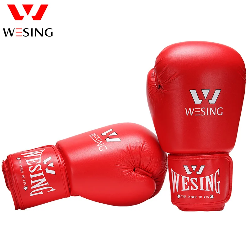 Wesing AIBA одобренный набор Профессиональные боксерские перчатки боксерская защита