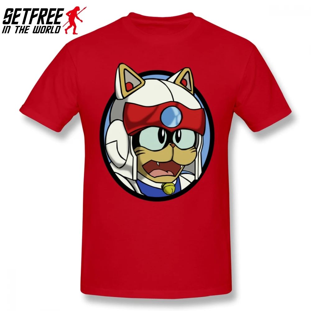 Мужская футболка с коротким рукавом Samurai Pizza Cats популярная хлопковая большие