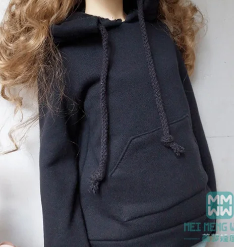BJD Кукла Одежда для 1/3 BJD SD DD кукла Досуг Толстовка С Капюшоном Черный Белый Зеленый джинсовые шорты - Цвет: y3--002