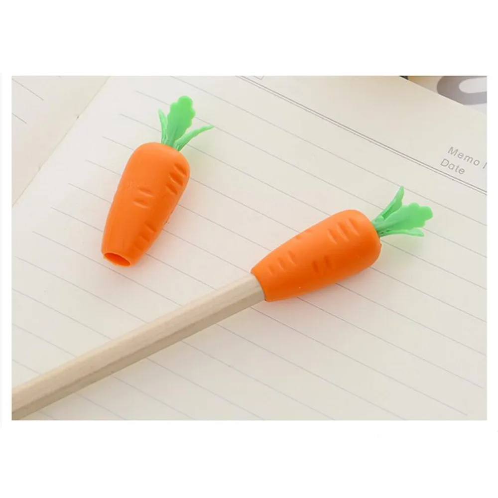 40 шт. в партии резиновый ластик виде моркови забавные канцелярские