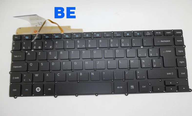 Новости клавиатура для SAMSUNG NP900X4B NP900X4C NP900X4D 900X4C 900X4B русский/Бельгия/Чешский/Испанский/Великобритания/США/Датский/Норвежский Раскладка - Цвет: Кофе
