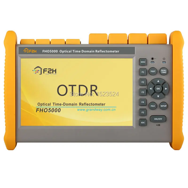 

Grandway FHO5000-D26 26/24dB SM 1310/1550nm Built-in red light VFL Optical Time Domain Reflectometer Fiber Optic OTDR