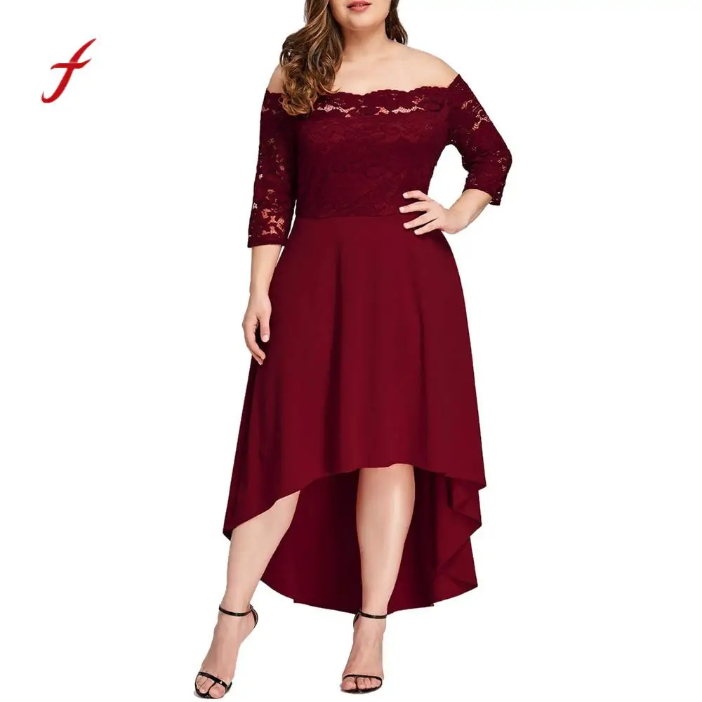 Платье плюс размеры для женщин Повседневное три четверти Бохо с открытыми