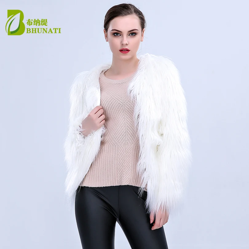6XL, Женское пальто из искусственного меха, светодиодный, рождественские костюмы, для косплея, пушистая Меховая куртка, верхняя одежда, зимние, теплые, праздничные, вечерние, Клубные пальто
