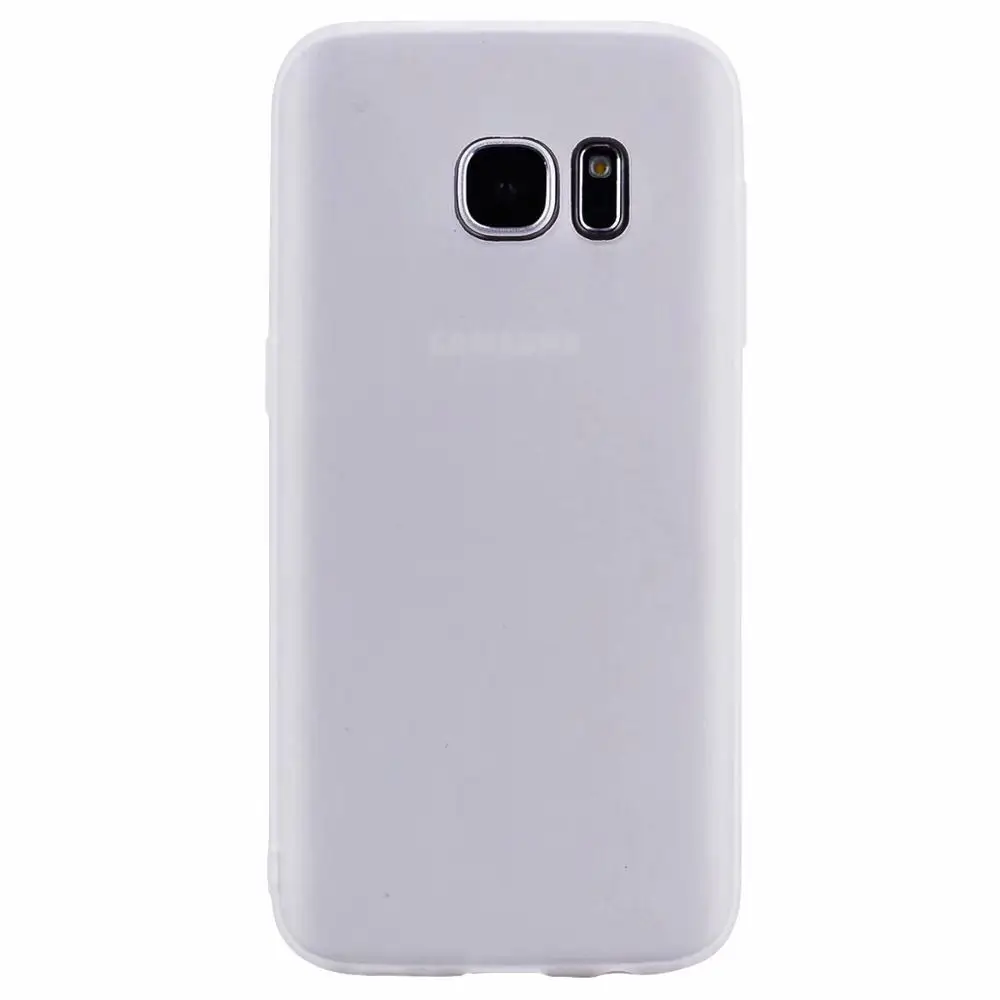 White HYSOWENDLY Ультратонкий Мягкий ТПУ Матовый чехол Чехлы для samsung Galaxy S8 S8Plus S7 S6 edge силиконовые розовые чехлы для телефонов Fundas - Цвет: White