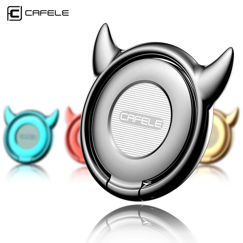 CAFELE Мини милый палец кольцо держатель для iPhone Sumsung huawei Xiaomi все смартфоны Вращающийся Универсальный держатель с магнитом