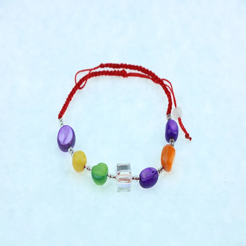 Natural red rope bracelet anklet men and women Ben hand | Украшения и аксессуары