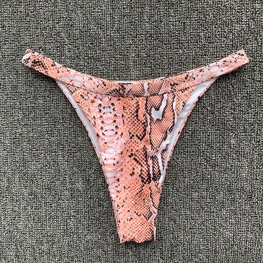 Женский сексуальный леопардовый купальник-бикини комплект пляжного спортивного