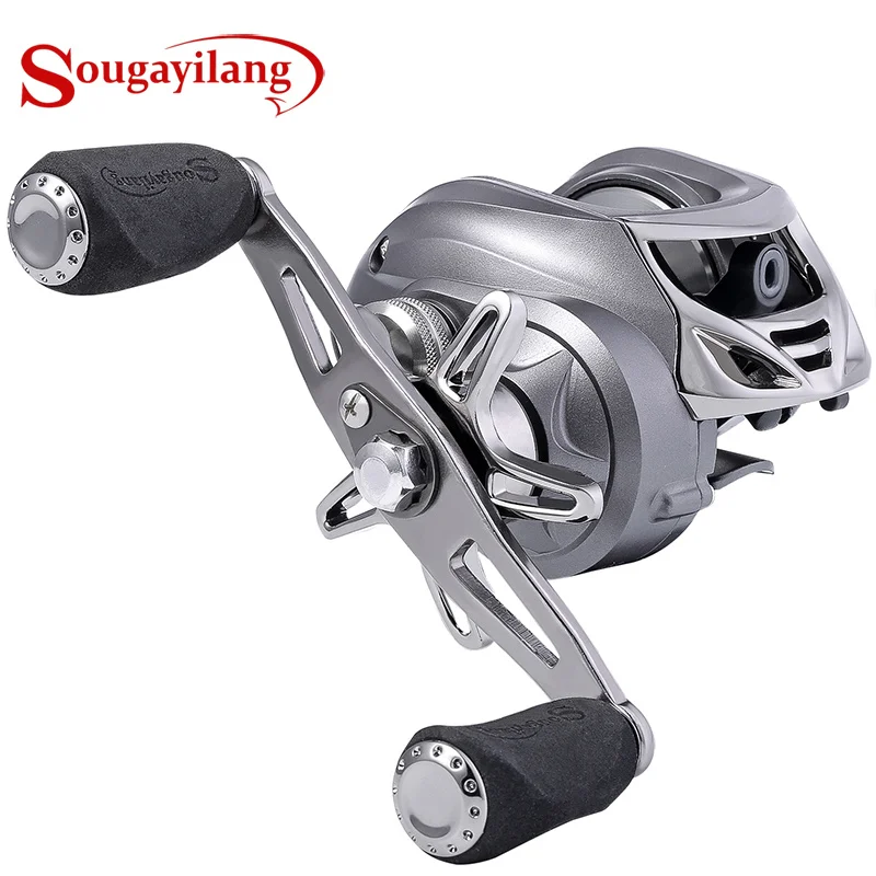 Sougayilang 11 + 1BB baitcasing Рыболовная катушка сильная тяга мощность 8 кг белый