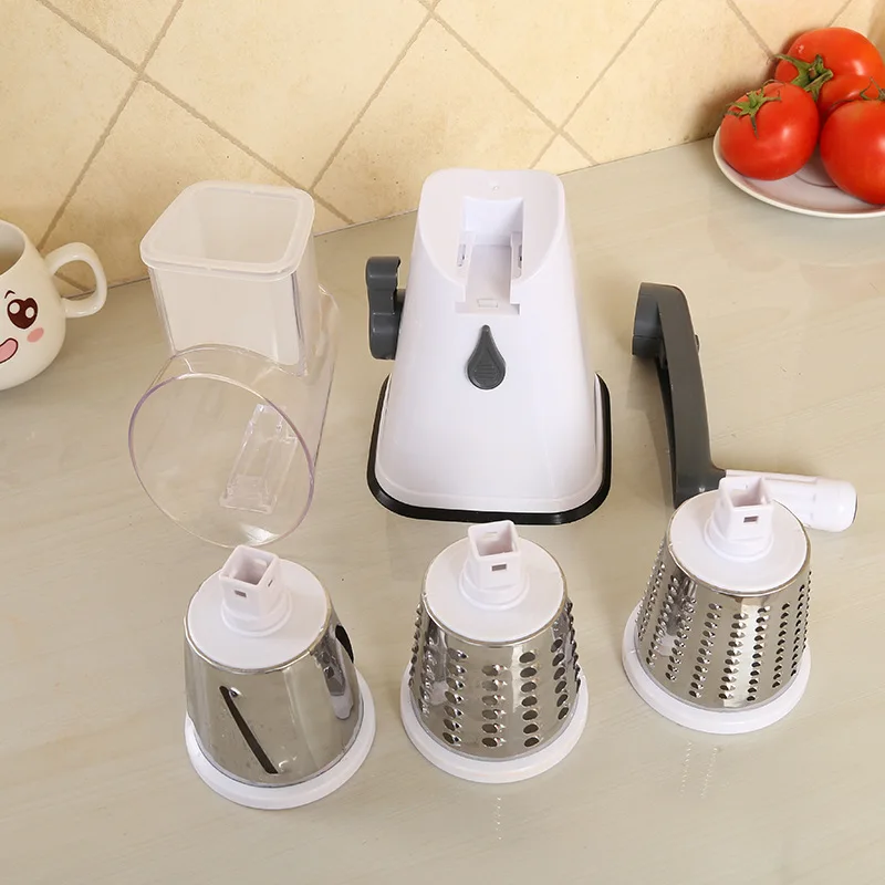 Руководство Круглый мандолина slicer овощерезка картофель Жульен морковь Терка резки сыра лезвия из нержавеющей стали Кухня инструмент