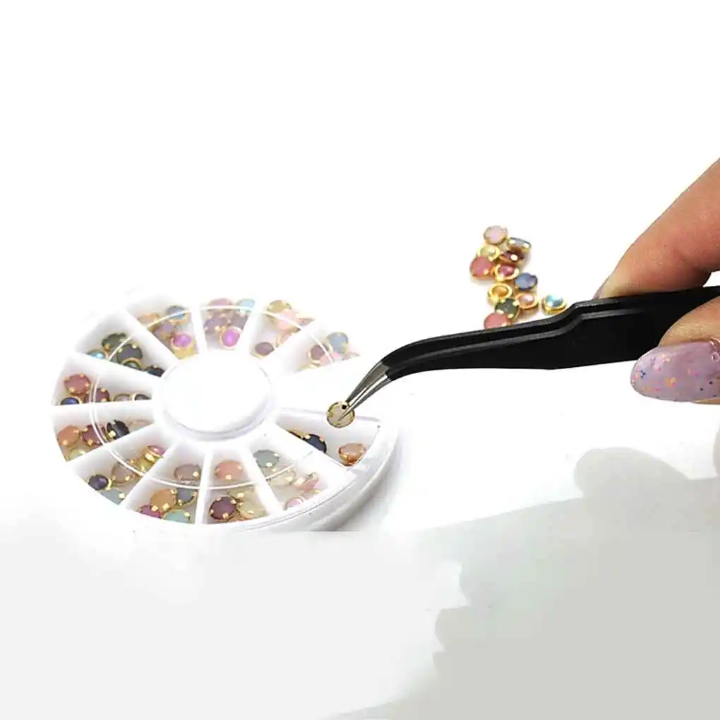 Ногтей дрель Нержавеющая сталь Пинцет щипчики антистатические Щипцы Прочный