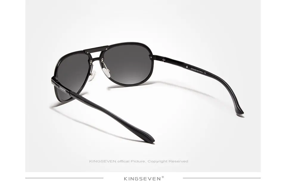 KINGSEVEN, фирменный дизайн, новые поляризованные солнцезащитные очки без оправы, для мужчин и женщин, для вождения, оправа пилот, солнцезащитные очки, мужские очки, UV400, Gafas De Sol