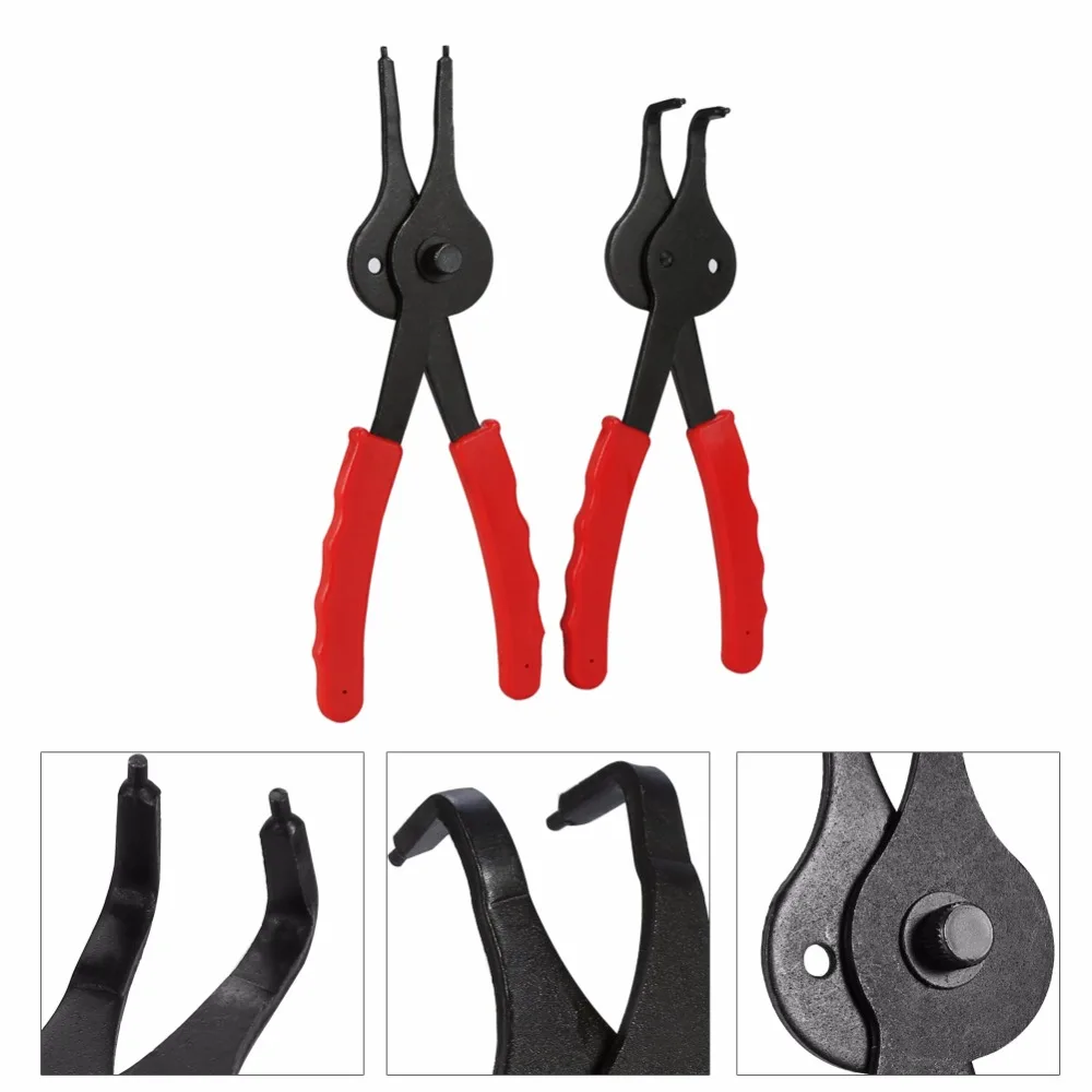 

11pcs Universal Mechanics Internal & External Circlip Plier Tool Set Snap Ring Pliers Cars Motorcycles Vehicles Maintenance Tool