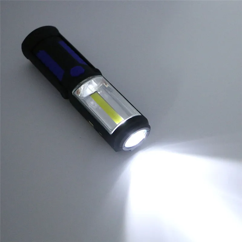 Kaigelin 2 режима портативный вел USB аккумуляторная свет работы фонарик магнит LED крючок для ремонта автомобиля кемпинговый фонарь