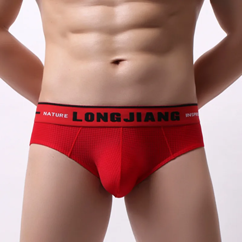 Сексуальное мужское нижнее белье короткие шорты брендовые дышащие трусы мужские