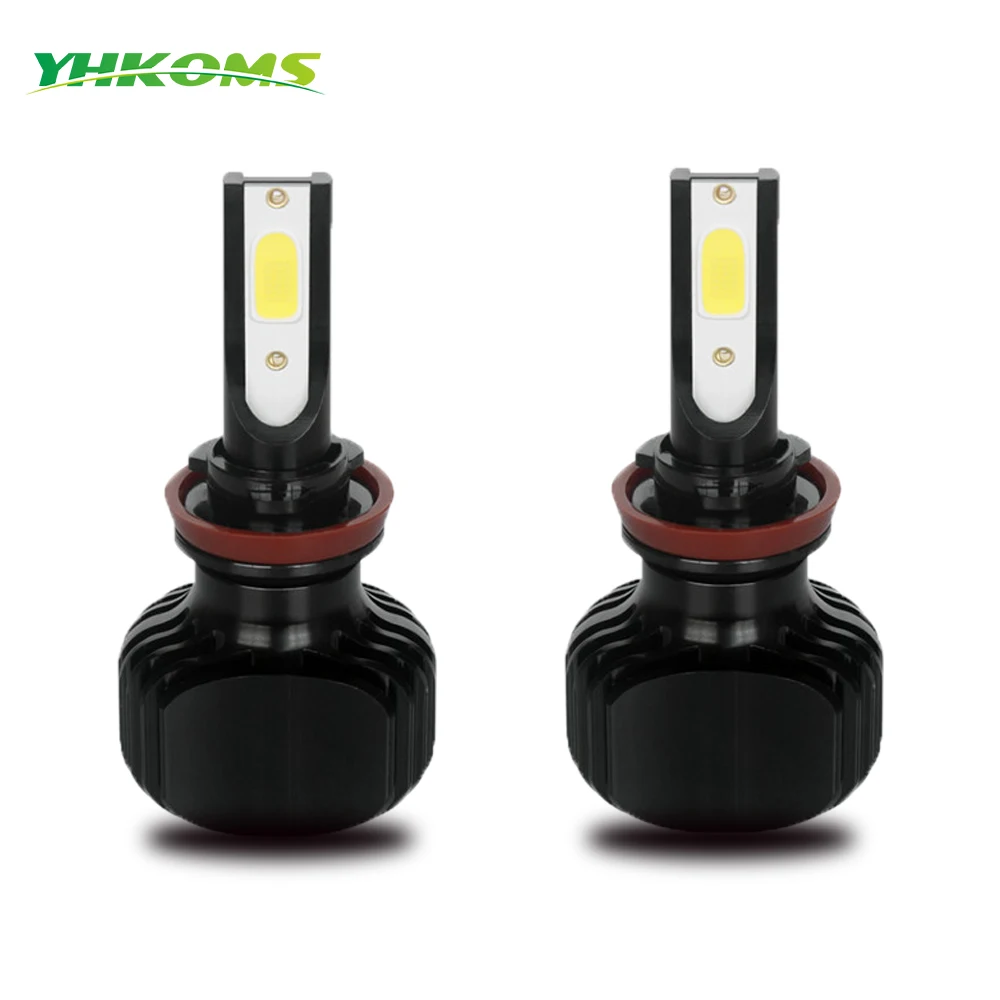 Автомобильные фары YHKOMS H11 H4 светодиодный H1 H3 H8 H9 H13 880 881 H27 D1S D2S D3S D4S 9005 9006 9004 9007
