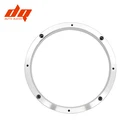 2 шт. Высококачественный Универсальный алюминиевый сплав 6,5 дюйма крепление для динамика s-Pad АДАПТЕРНЫЕ пластины кронштейн кольцевой коврик для автомобиля установка 6,5 дюйма