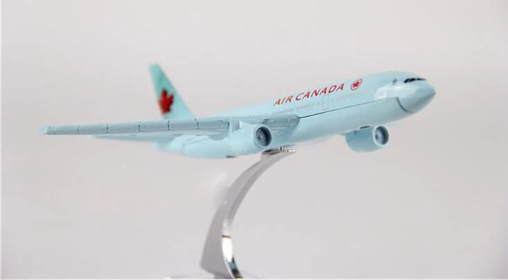 Лидер продаж модель самолета 16 см Боинг 777Air Канада B777 из металла для детей