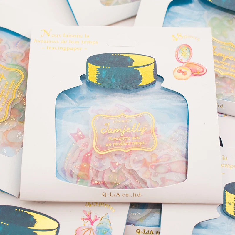 Милый дизайн бутылки AB42 романтические прозрачные мини наклейки для телефона DIY